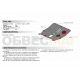 Защита картера и КПП Автоброня для 1,2 и 1,4 сталь 2 мм для Fiat 500 2007-2021